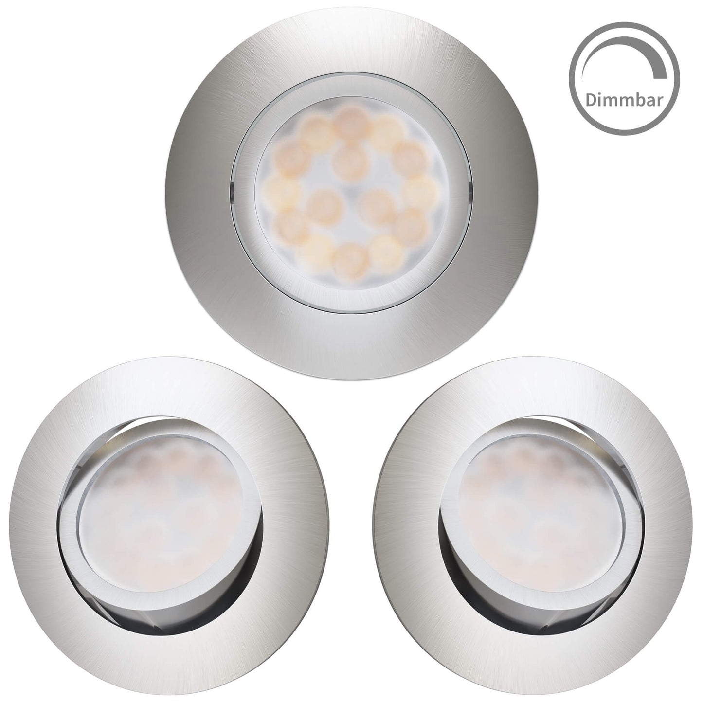 LED Spot Dimmbar Schwenkbar Edelstahldesign I DT-Serie