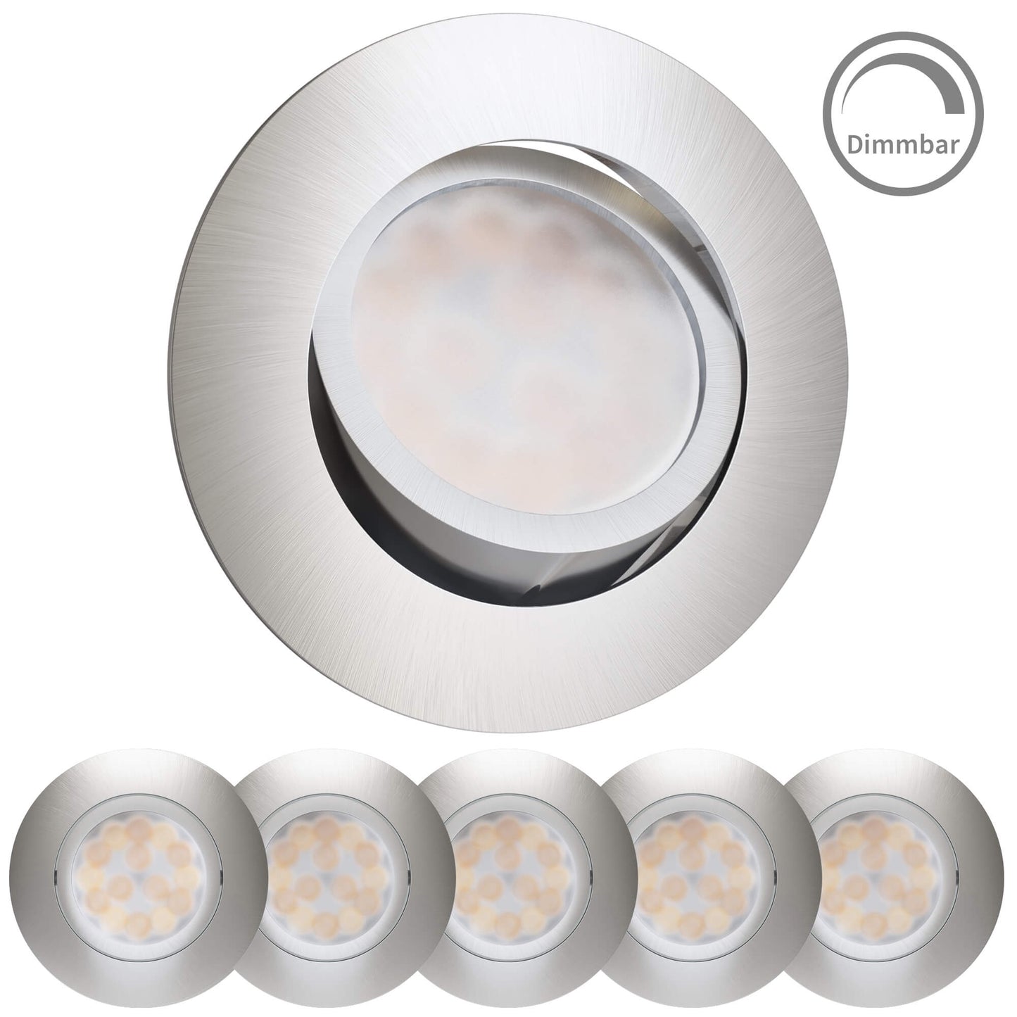 LED Spot Dimmbar Schwenkbar Edelstahldesign I DT-Serie