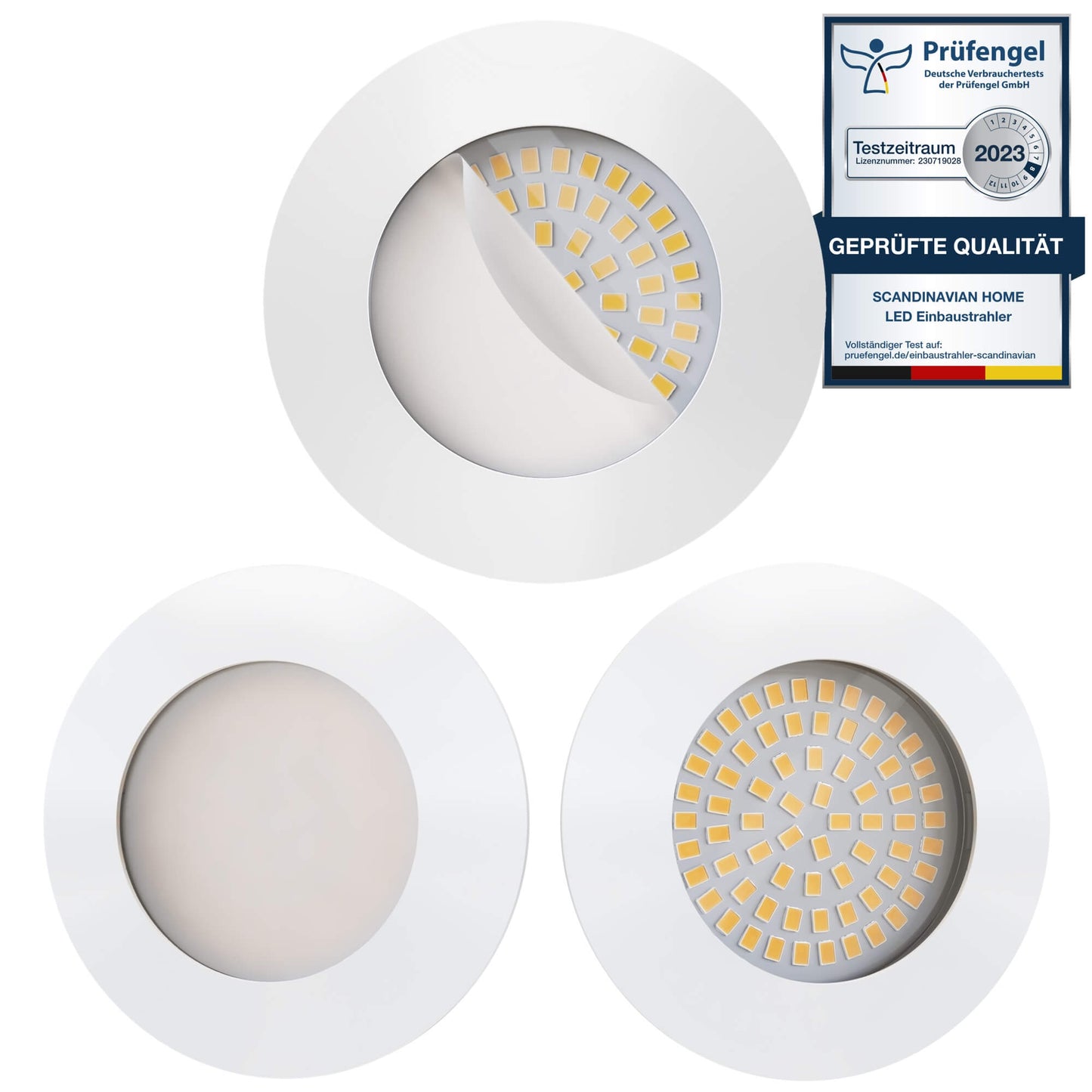 LED Einbaustrahler Weiß-Matt I NN-Serie