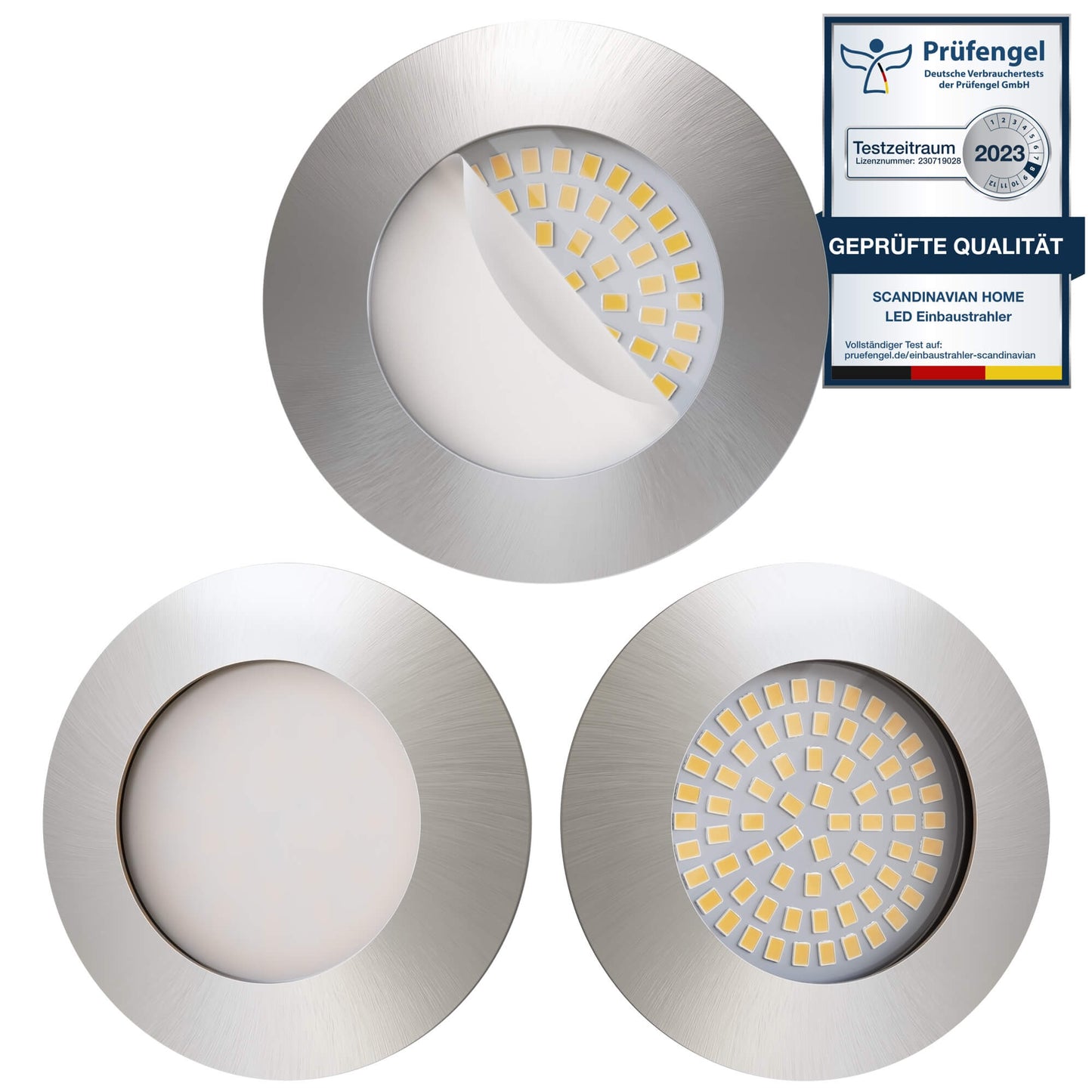 LED Einbaustrahler Edelstahldesign I NN-Serie