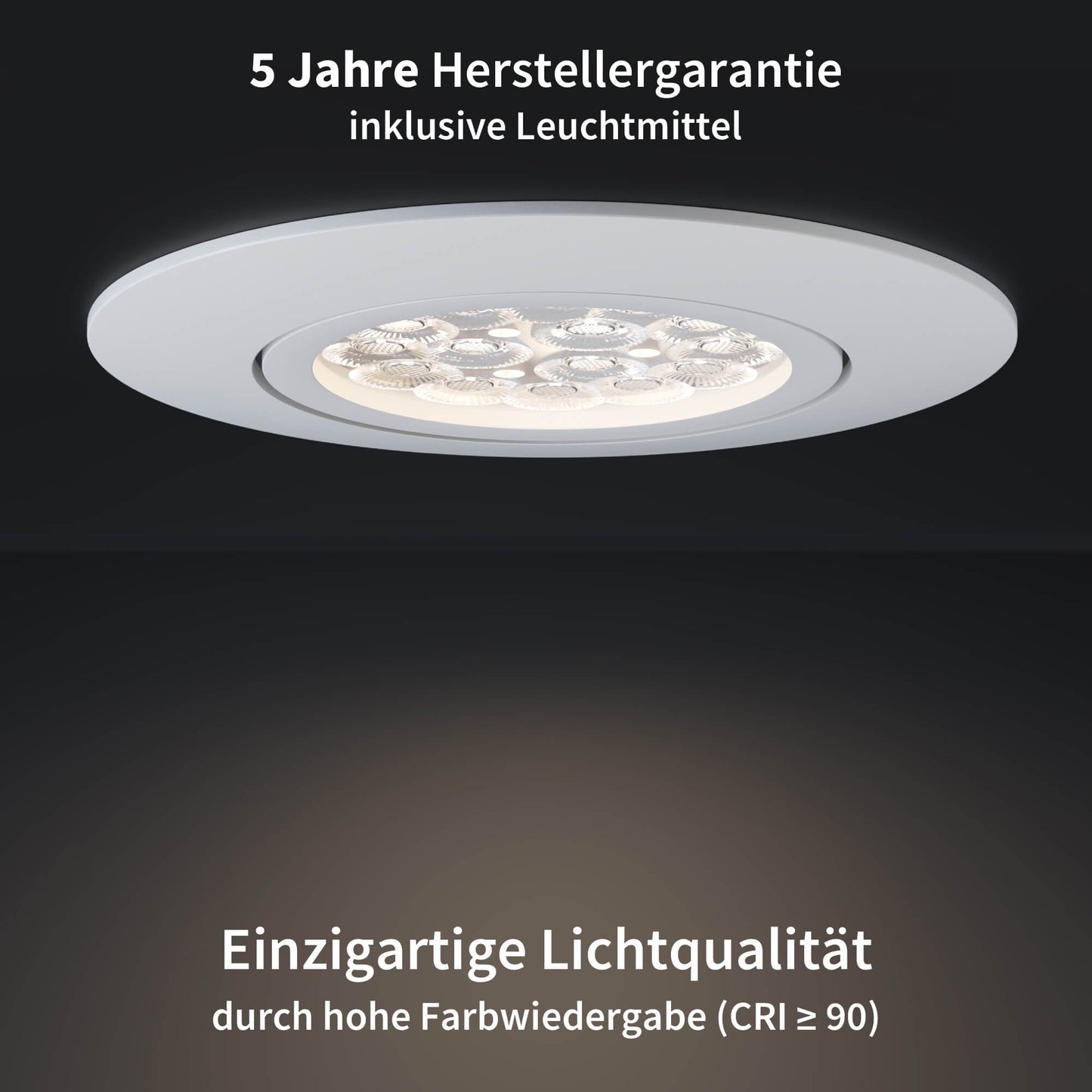 LED Spot Dimmbar Schwenkbar Weiß-Matt I DT-Serie