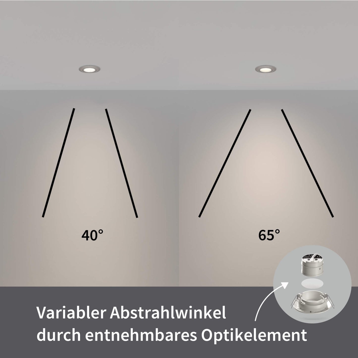 LED Spot Dimmbar Schwenkbar Edelstahldesign I DT-Serie