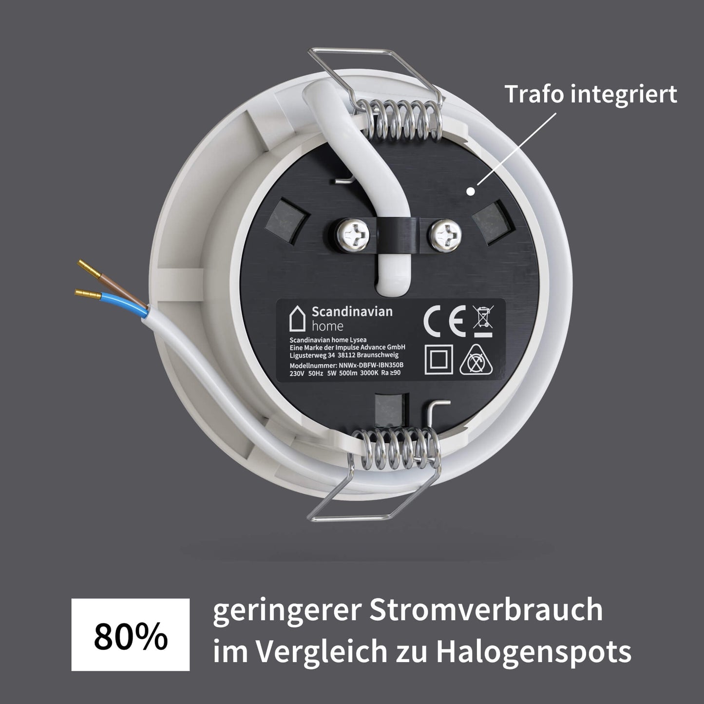 LED Einbaustrahler Weiß-Matt I NN-Serie