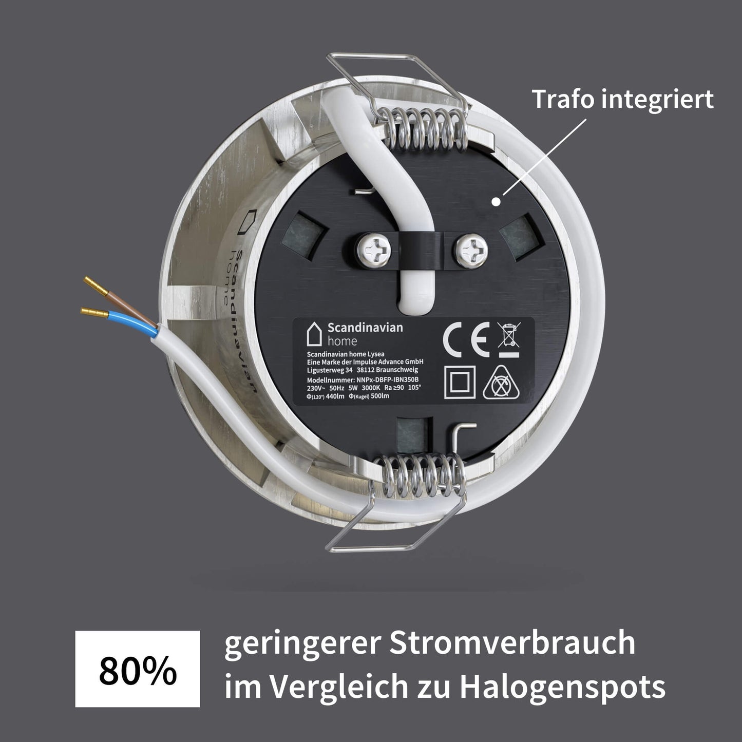 LED Einbaustrahler Edelstahldesign I NN-Serie