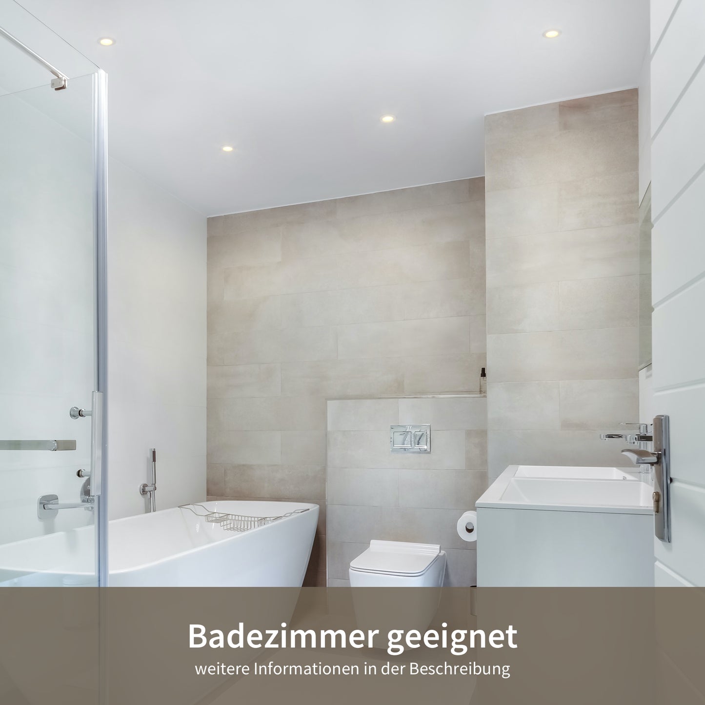 LED Einbaustrahler Weiß-Glänzend I NN-Serie