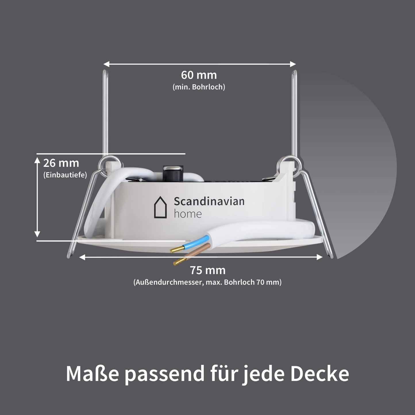 LED Einbaustrahler Weiß-Matt I NN-Serie