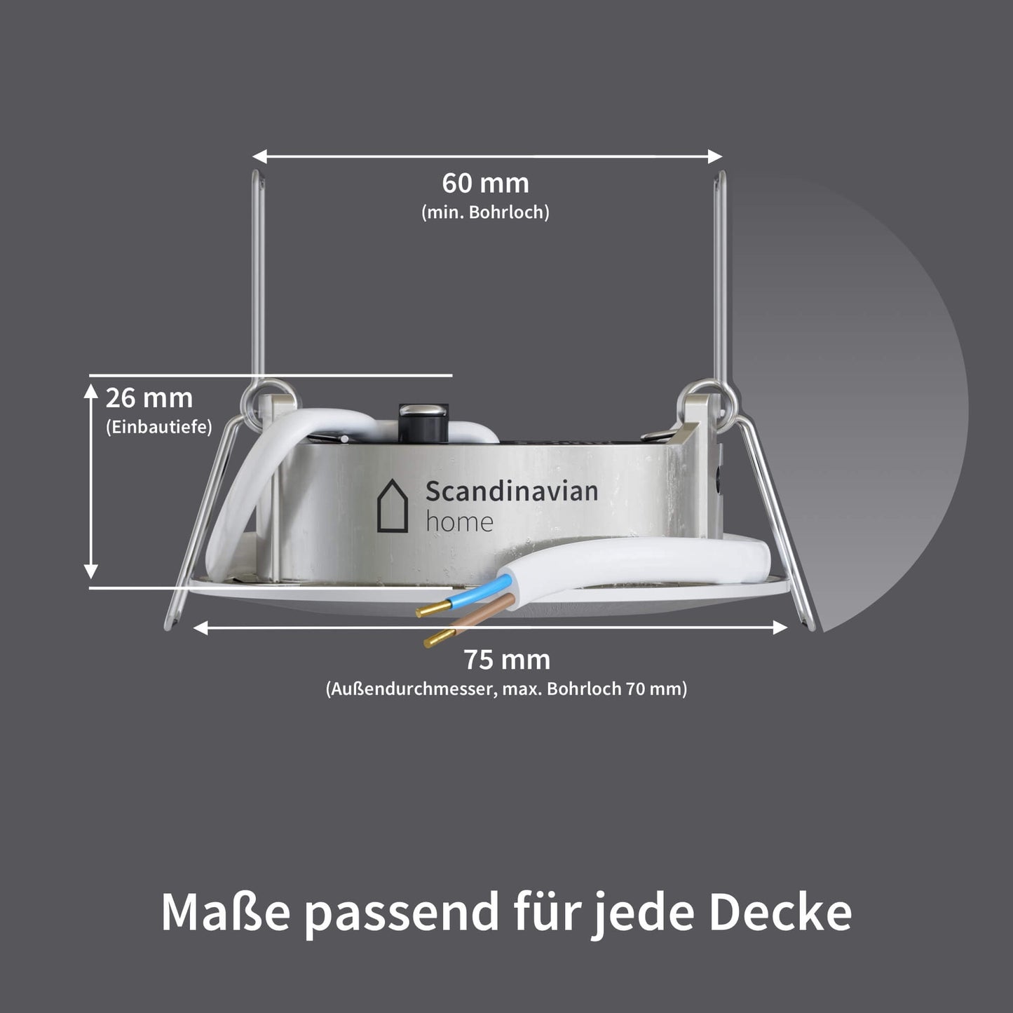 LED Einbaustrahler Edelstahldesign I NN-Serie