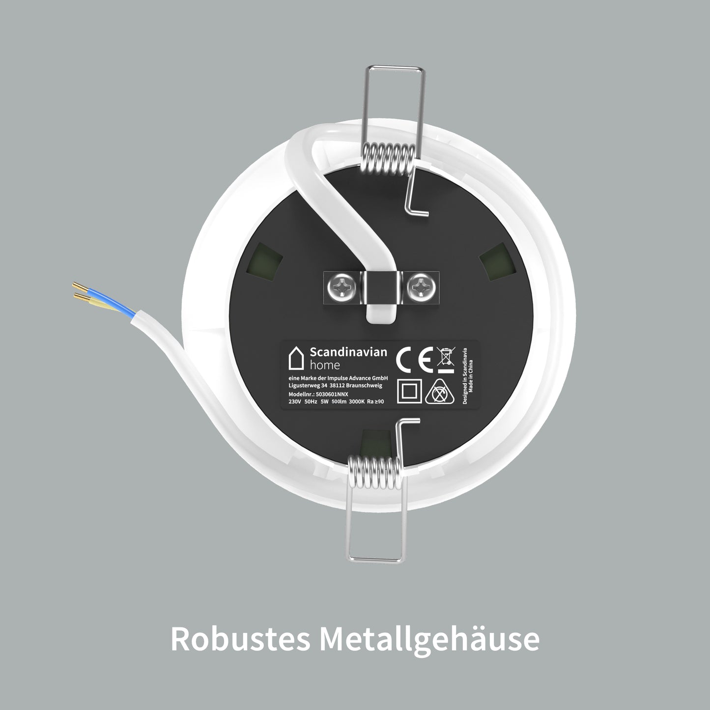 LED Einbaustrahler Weiß-Glänzend I NN-Serie