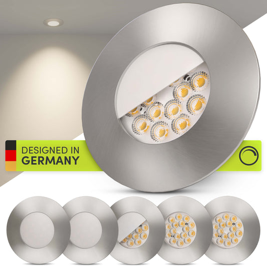 LED Einbaustrahler Dimmbar Aluminium I DA-Serie