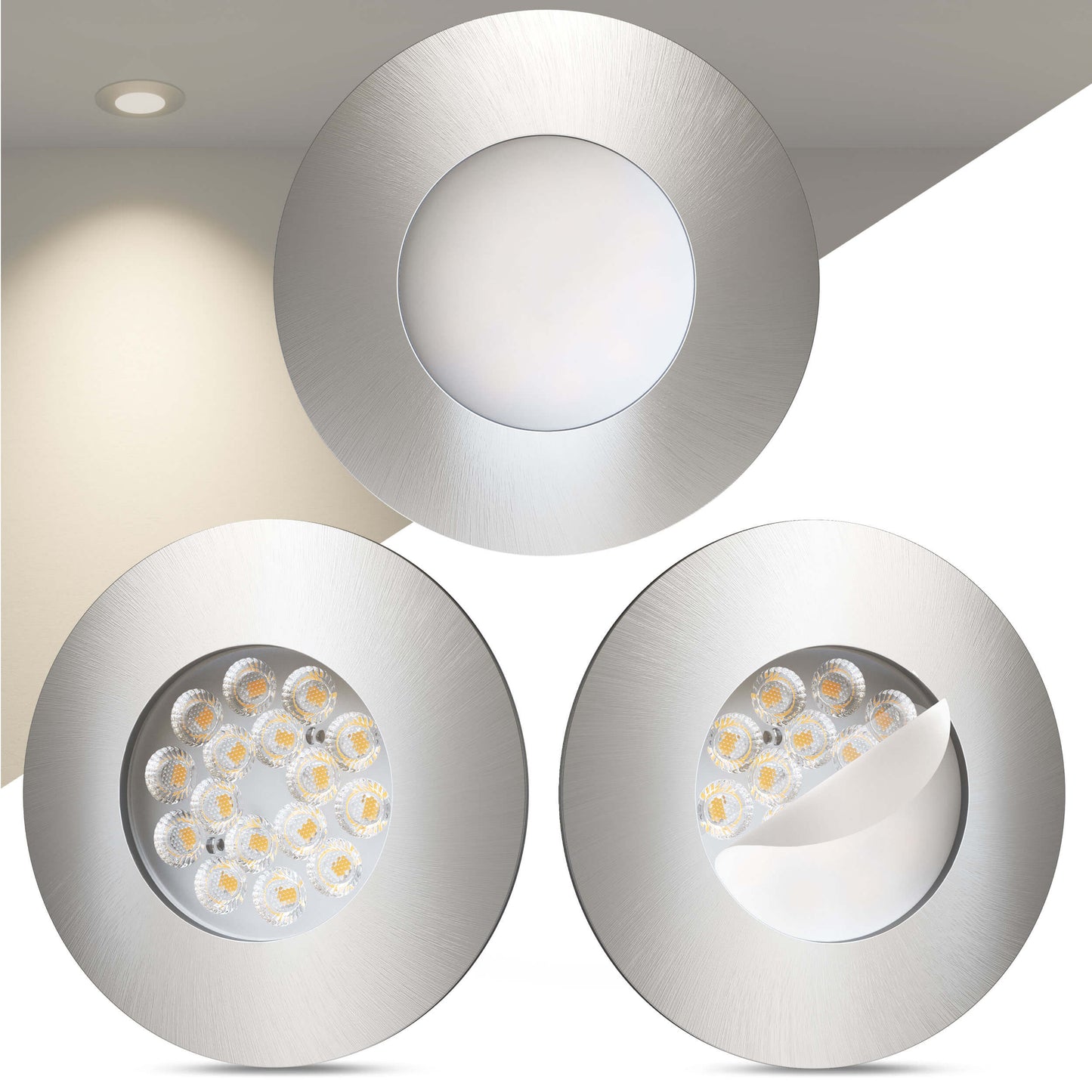 LED Einbaustrahler Dimmbar Aluminium I DA-Serie