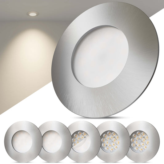 LED Einbaustrahler Dimmbar Aluminium I DA-Serie