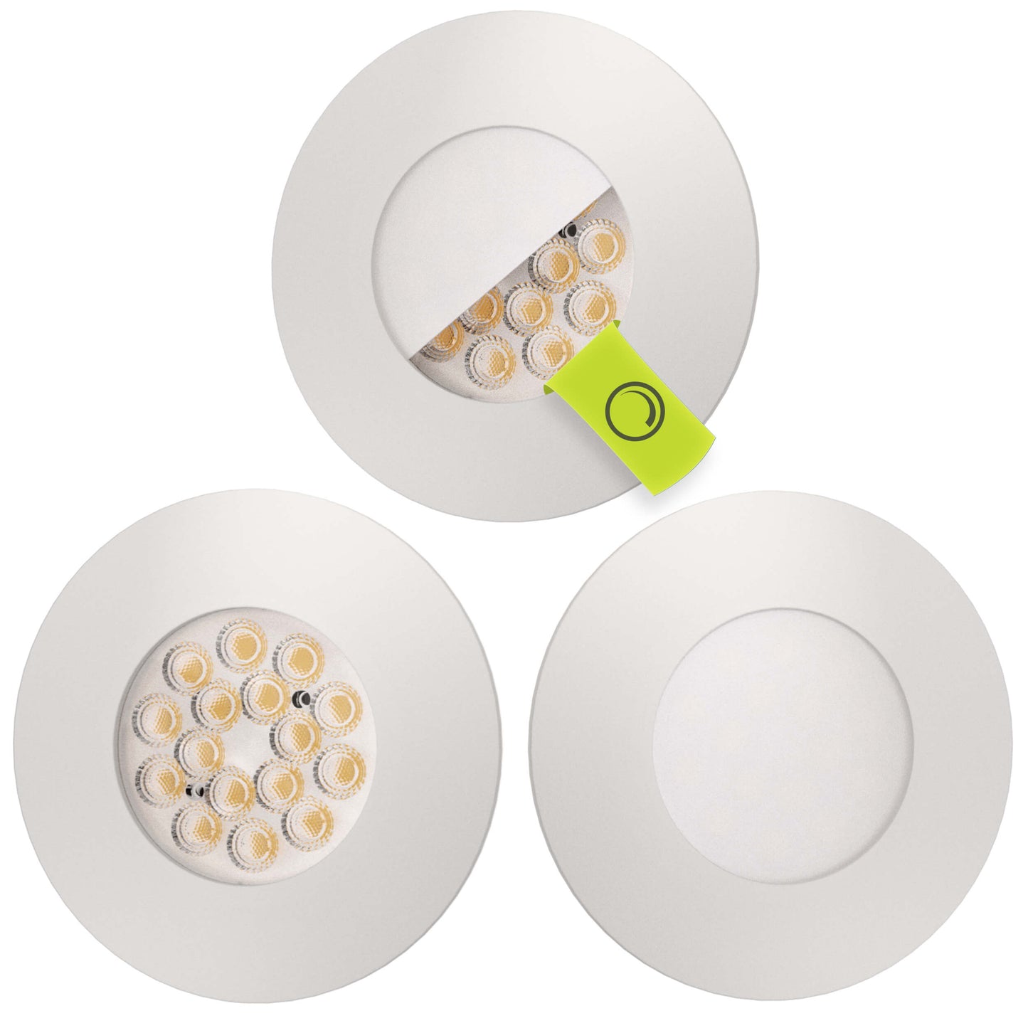 LED Einbaustrahler Dimmbar Weiß-Matt I DA-Serie