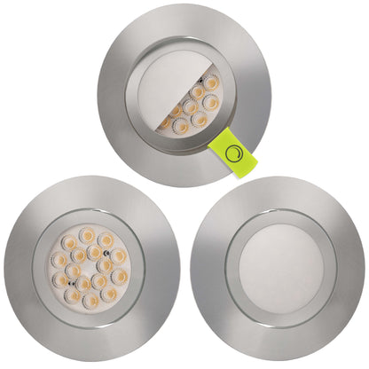 LED Einbaustrahler Dimmbar Schwenkbar Aluminium I DB-Serie