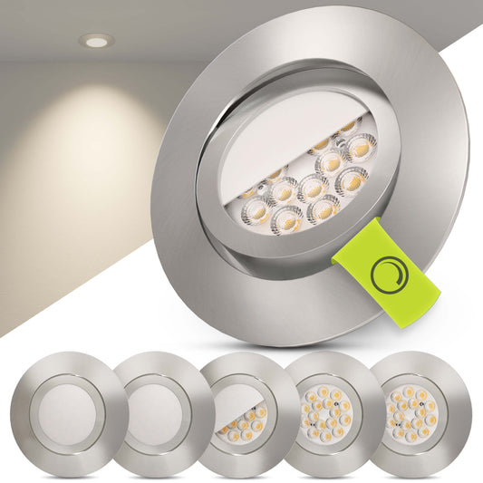 LED Einbaustrahler Dimmbar Schwenkbar Aluminium I DB-Serie