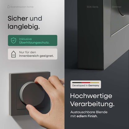 Dimmer Anthrazit-Matt I EDA-Serie