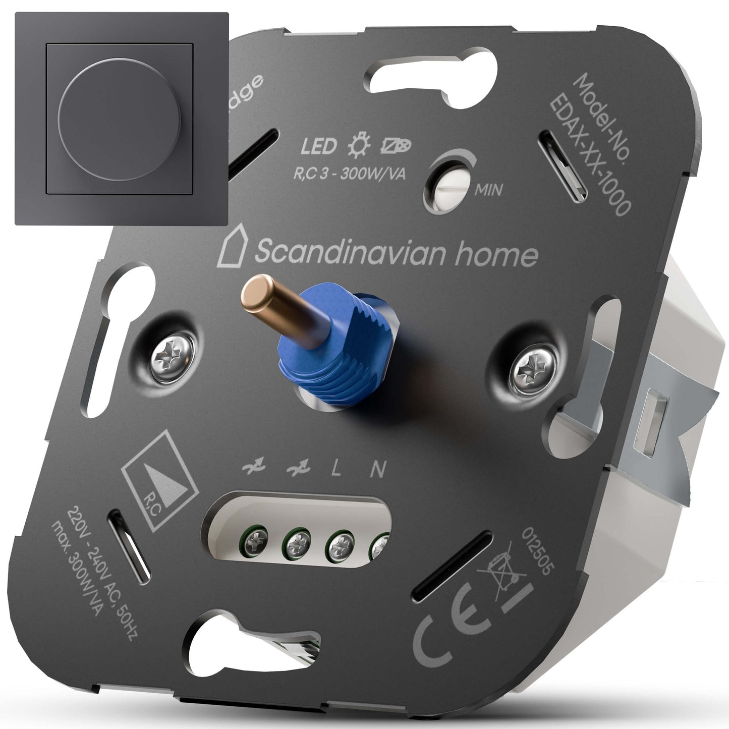 Dimmer Anthrazit-Matt I EDA-Serie