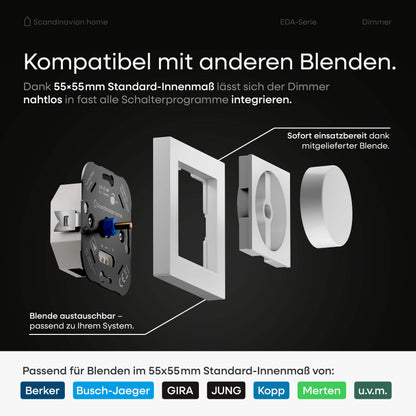 Dimmer Weiß-Glänzend I EDA-Serie