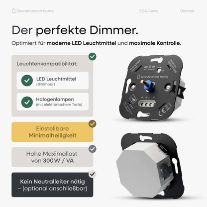 Dimmer Weiß-Glänzend I EDA-Serie