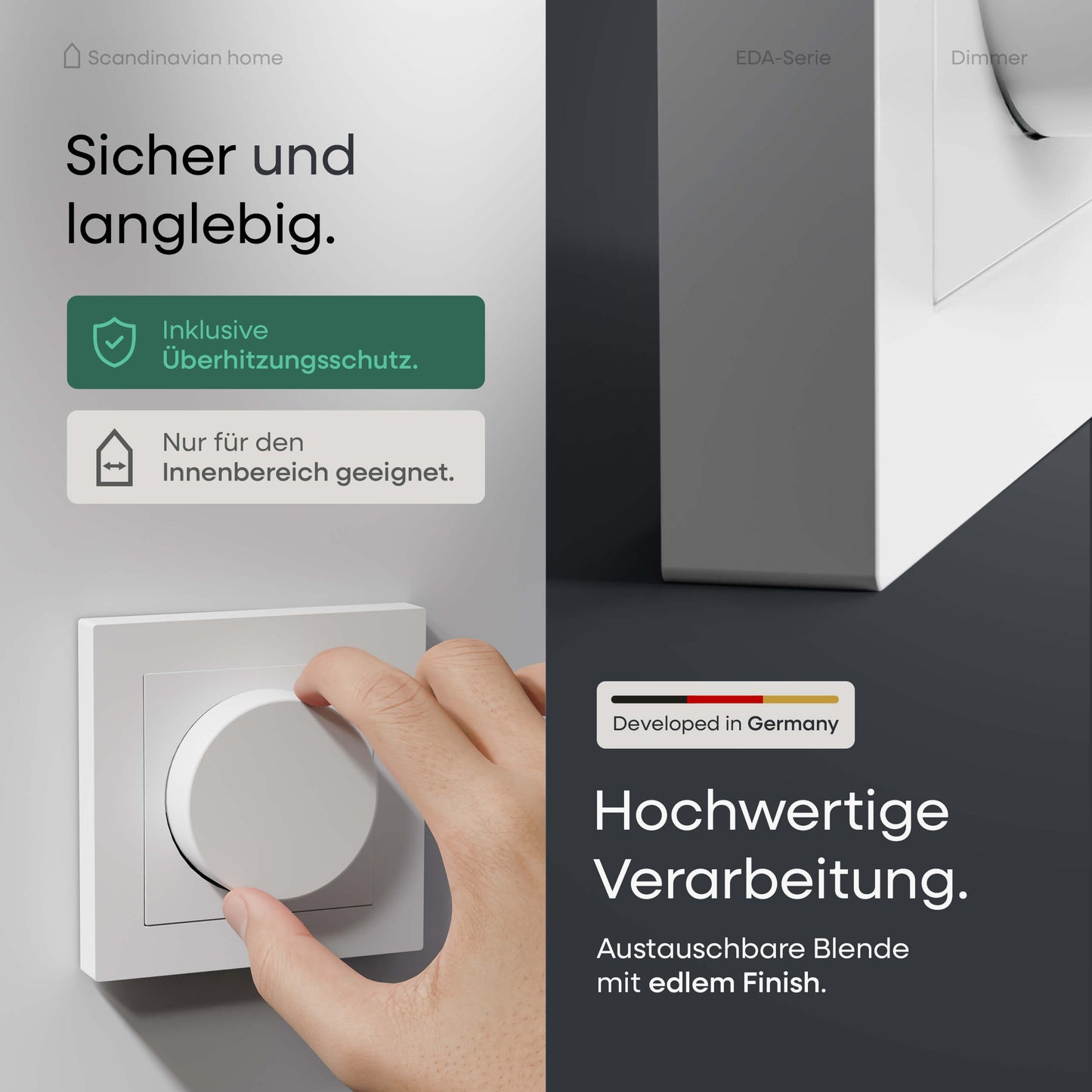 Dimmer Weiß-Glänzend I EDA-Serie