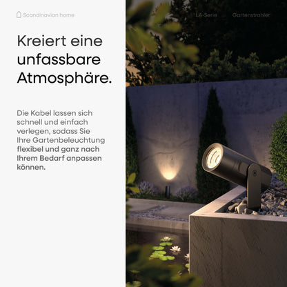 Verlängerungskabel für LED Gartenstrahler I LA-Serie