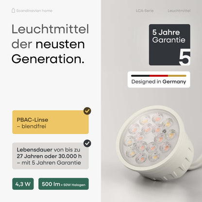 LED Leuchtmittel Dimmbar & Farbtemperatur einstellbar I LCA-Serie
