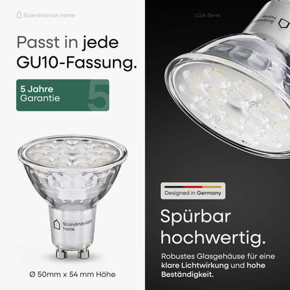LED GU10 Leuchtmittel Dimmbar I LGA-Serie