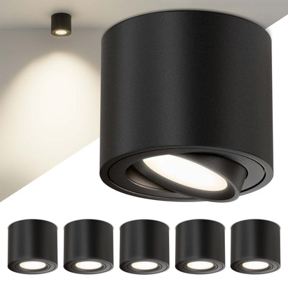LED Aufbauspot Dimmbar Schwarz I SA-Serie