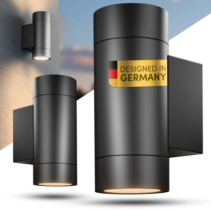 LED Wandleuchte Anthrazit I WG-Serie