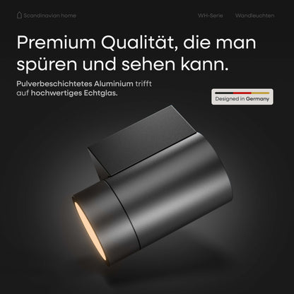 LED Wandleuchte Anthrazit I WH-Serie