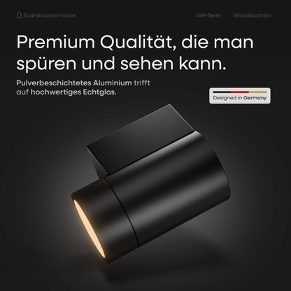 LED Wandleuchte Schwarz I WH-Serie