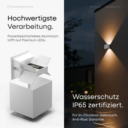 LED Wandleuchte Weiß I WO-Serie