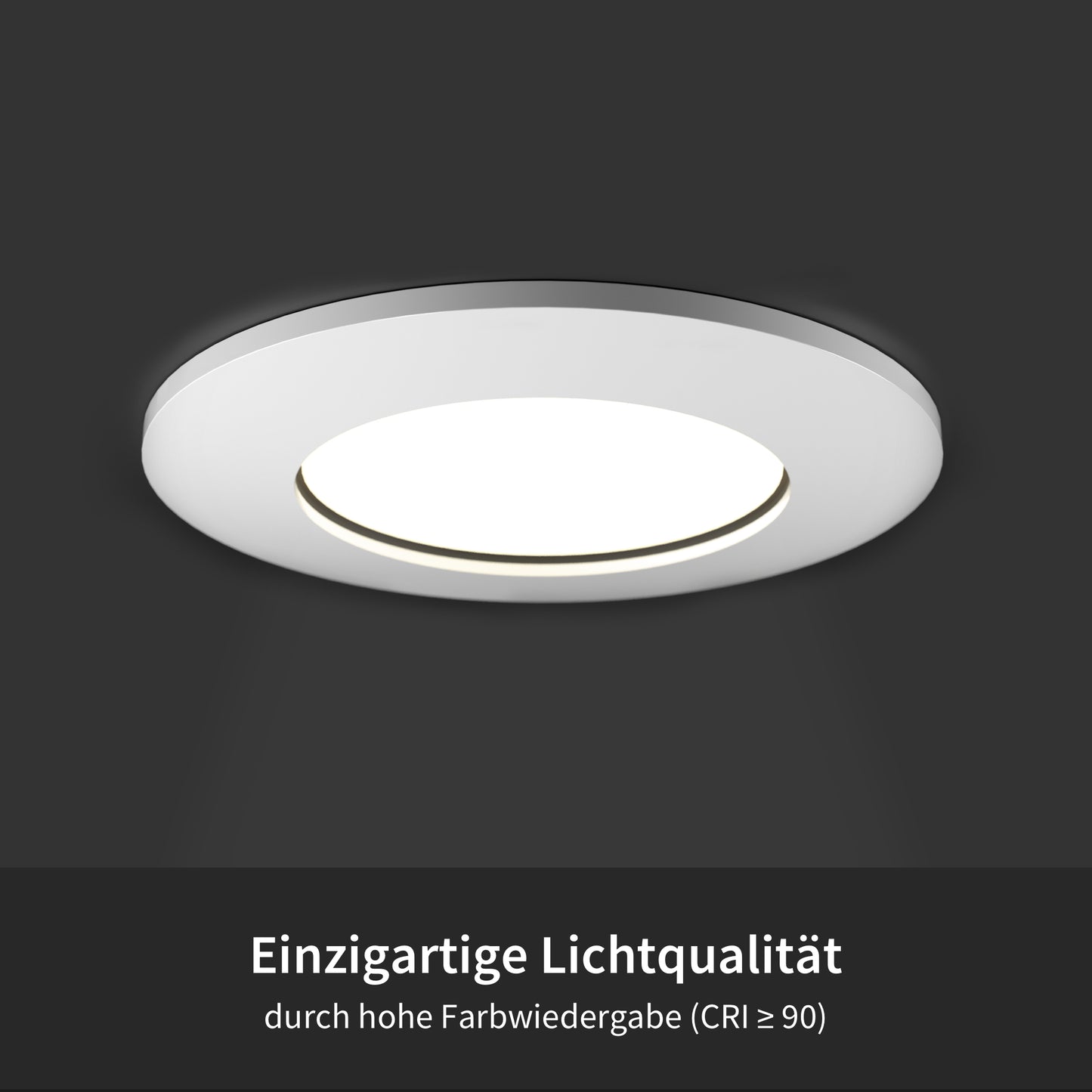LED Einbaustrahler Weiß-Glänzend I NN-Serie